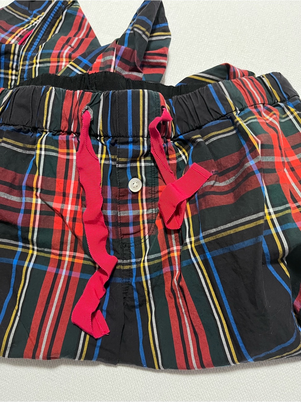 J Crew Plaid Button-Up Pajama Set size medium - Picture 6 of 7